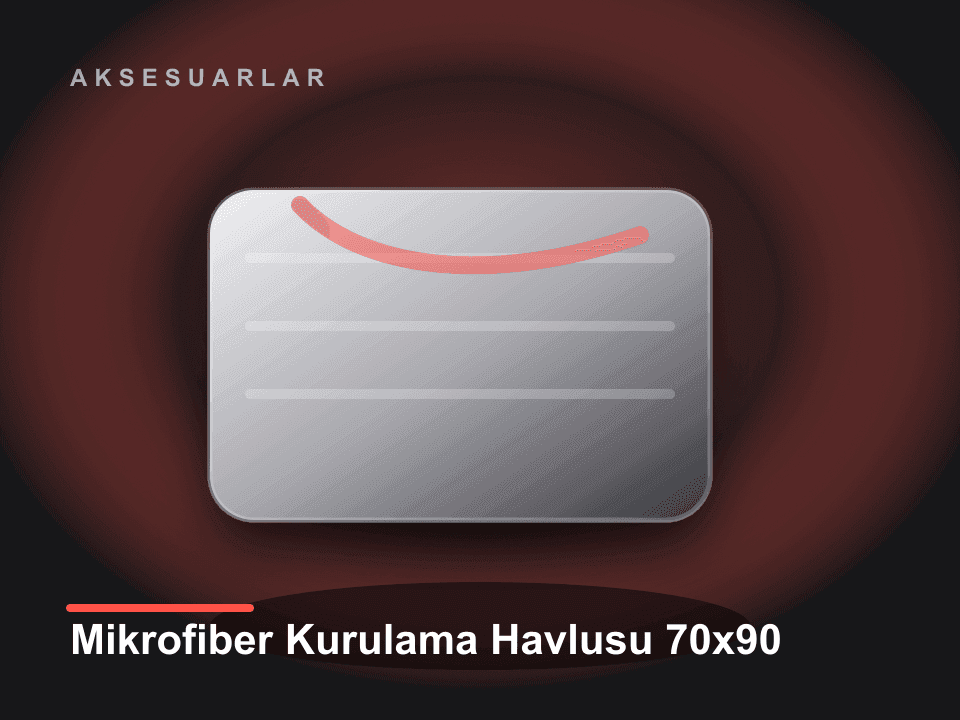 Mikrofiber Kurulama Havlusu 70x90 katlanmış ürün görseli